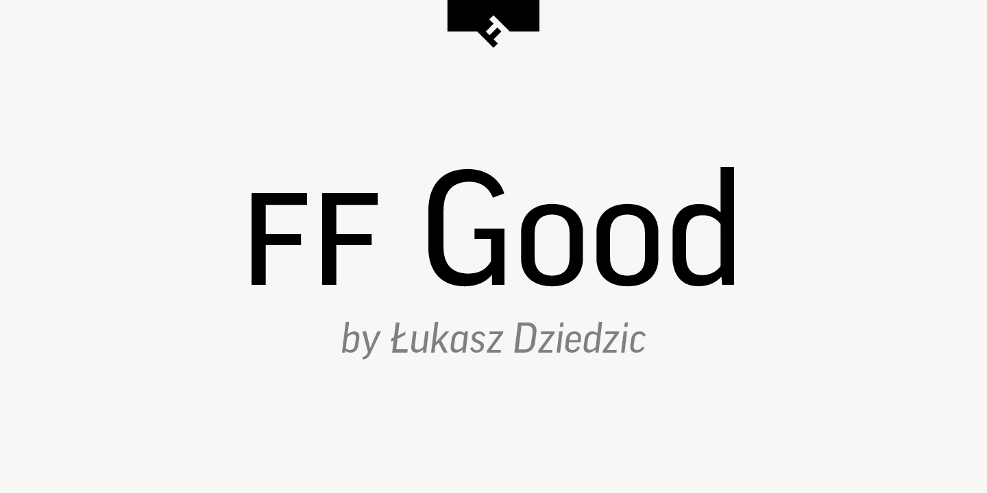 Пример шрифта FF Good Pro Condensed